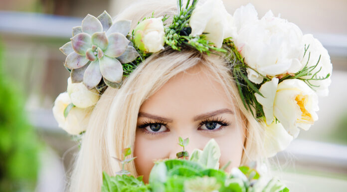 A Garden Inspired Wedding Indoors