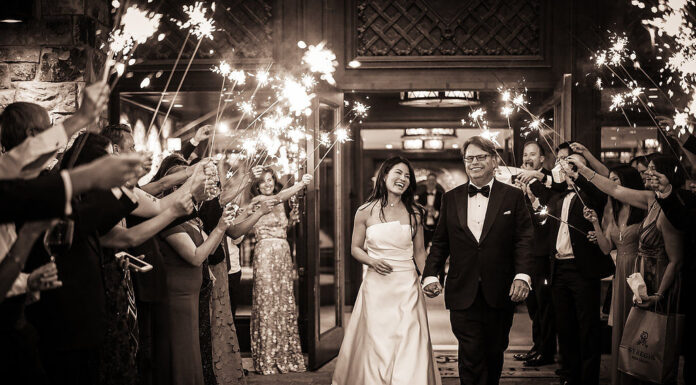 A Summertime Black and White Wedding in Park City