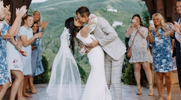 Real Weddings: Jared and Eden’s French Blue Wedding With A View