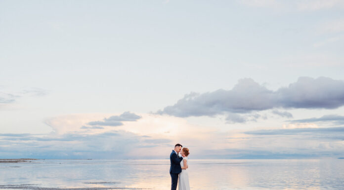 Drama-Packed Bridals at Spiral Jetty