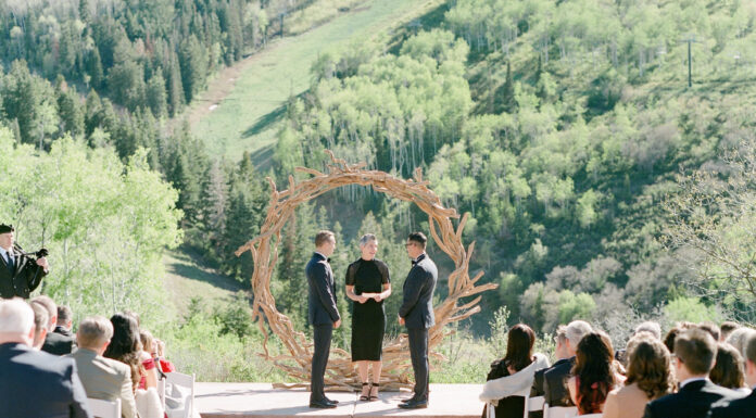 Real Wedding: Alec & Blake’s Masculine Meadow Wedding
