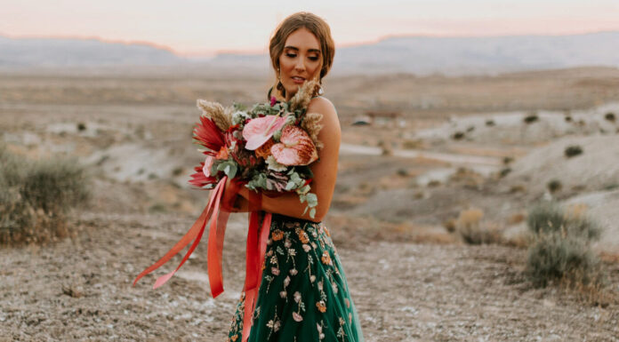 Emerald Green Wedding Dress Inspiration