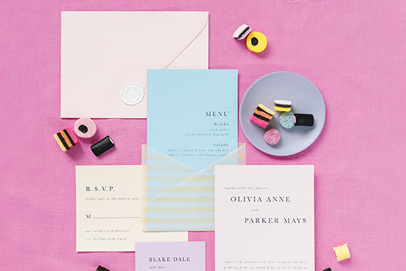 Candy Crush: Wedding Design with Stripes