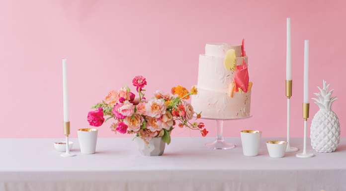 Candy Crush: Color Blocking Wedding Design Inspiration