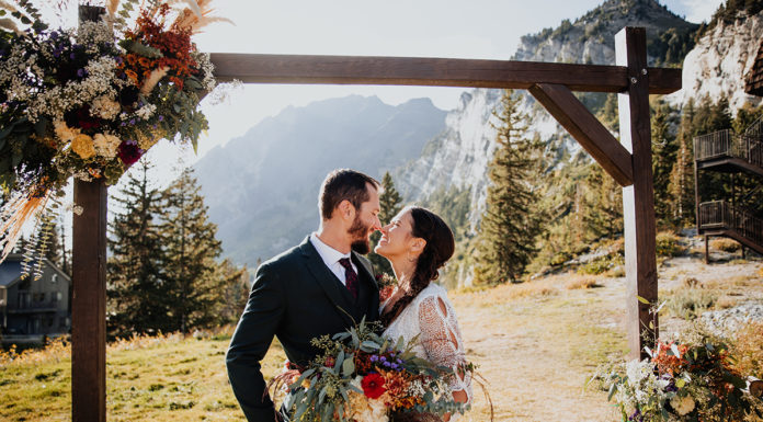 Real Wedding: Matrimony in the Mountains