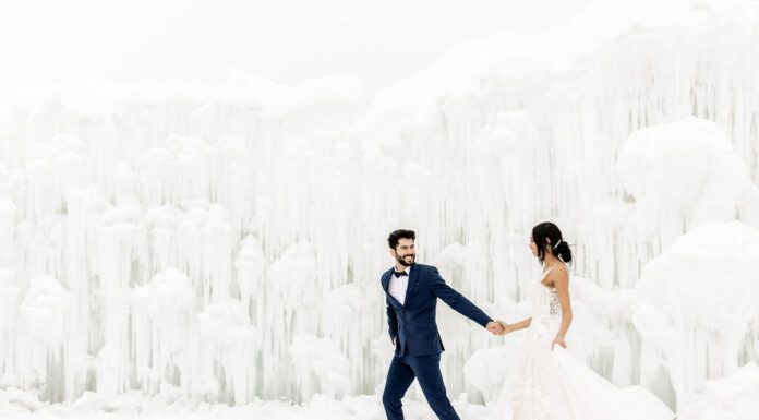 Elegant Bridals at Midway Ice Castles