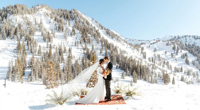 Real Wedding: Annie & Brad’s Ski-In Celebration