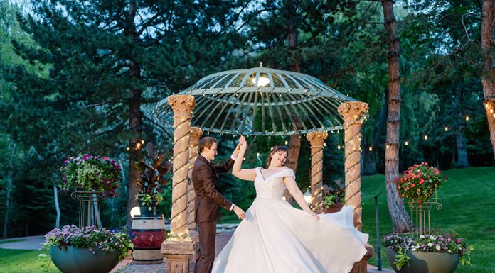Real Weddings: Paige and Chris’s La Caille Garden Wedding Garden Wedding