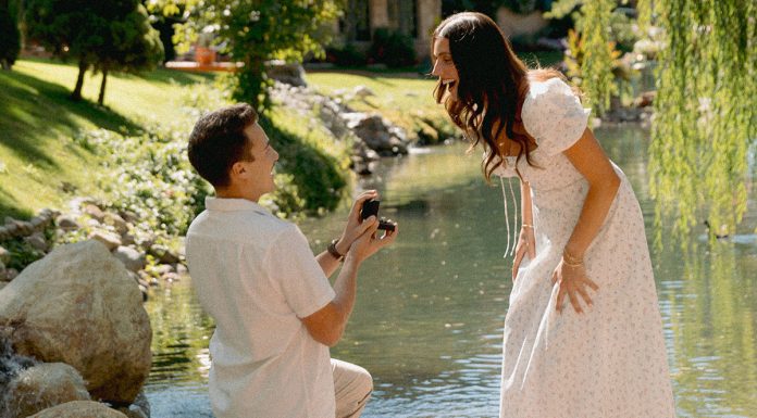 Surprise Proposal at La Caille Utah
