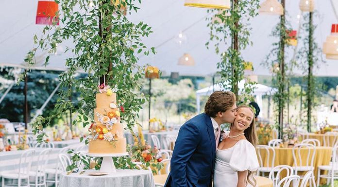 Real Wedding: A Disco Dream Fête in Midway, UT