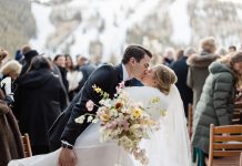 Real Wedding: A Snowy Showcase at Stein Eriksen Lodge, Park City