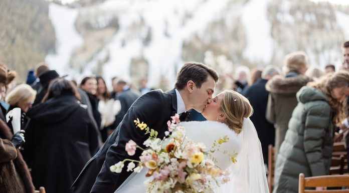 Real Wedding: A Snowy Showcase at Stein Eriksen Lodge, Park City