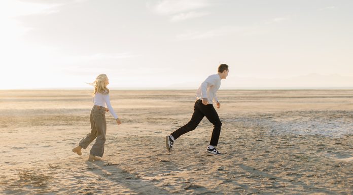 Sunset on The Great Saltair