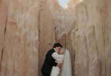 Destination Bridals in Cathedral Gorge, Nevada