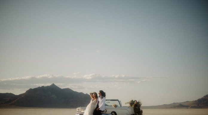 Love on the Edge at the Bonneville Salt Flats